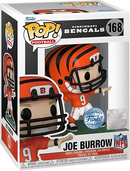 Joe Burrow (Cincinnati Bengals) Funko Pop! NFL Series 9
