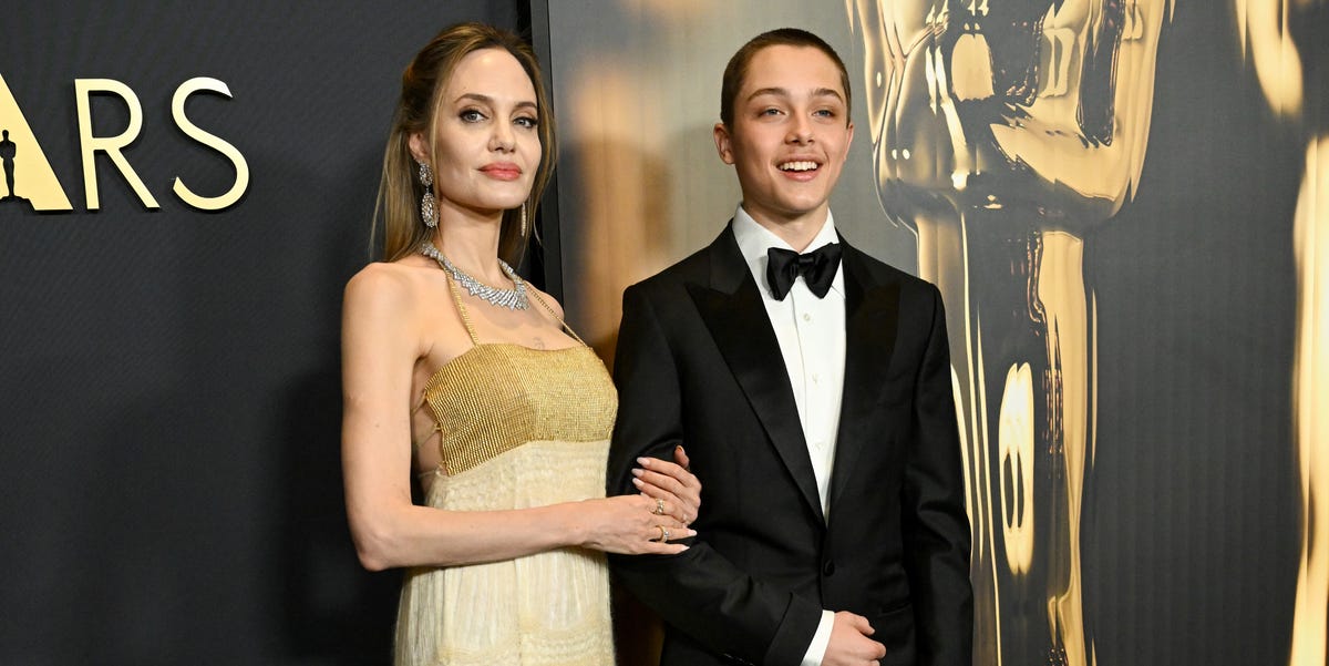 Angelina Jolie joined by son Knox in rare red-carpet appearance