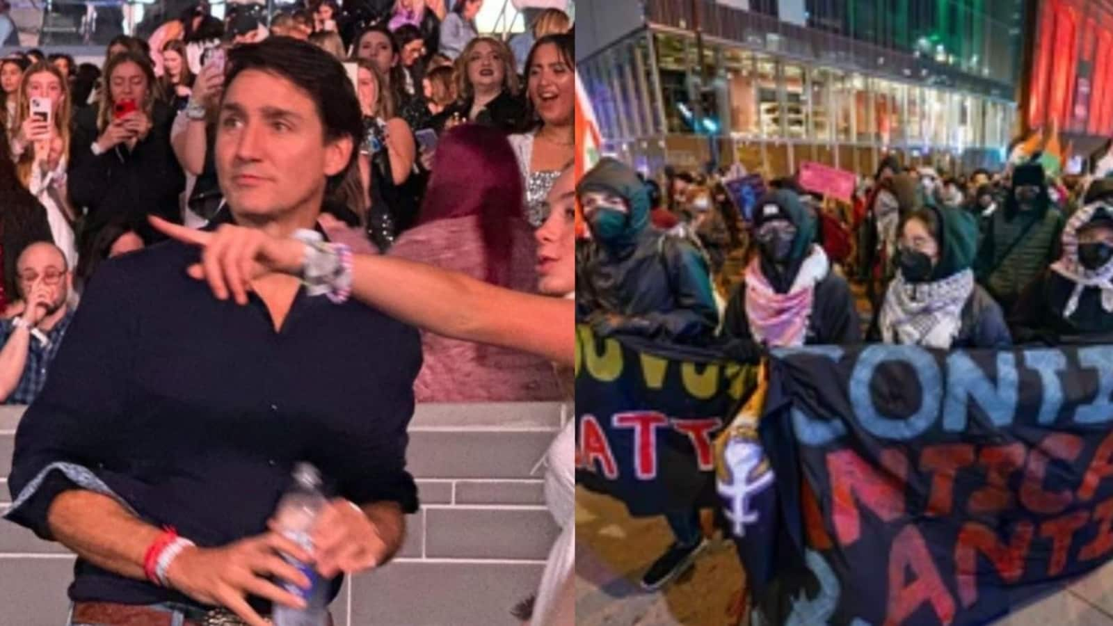 Canadian PM Trudeau caught dancing at Taylor Swift concert amid violent riots in Montreal