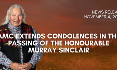 AMC Extends Condolences in the Passing of The Honourable Murray Sinclair