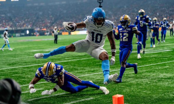 ARGOS WIN THE 111th GREY CUP; TORONTO'S 19th CFL CHAMPIONSHIP