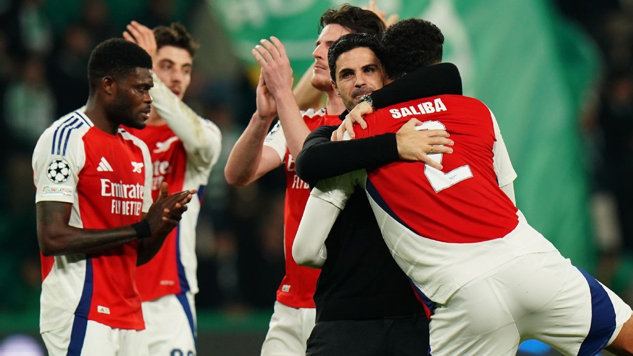 Arteta calls Arsenal rout of Sporting a 'landmark win'