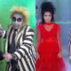 Al Roker and Dylan Dreyer as Beetlejuice and Lydia Deetz and Mark Consuelos and Kelly Ripa as Beetlejuice and Lydia Deetz