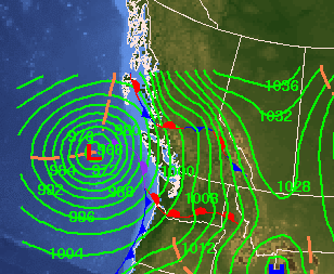 'Bomb cyclone' storm headed to BC coast, hits Tuesday