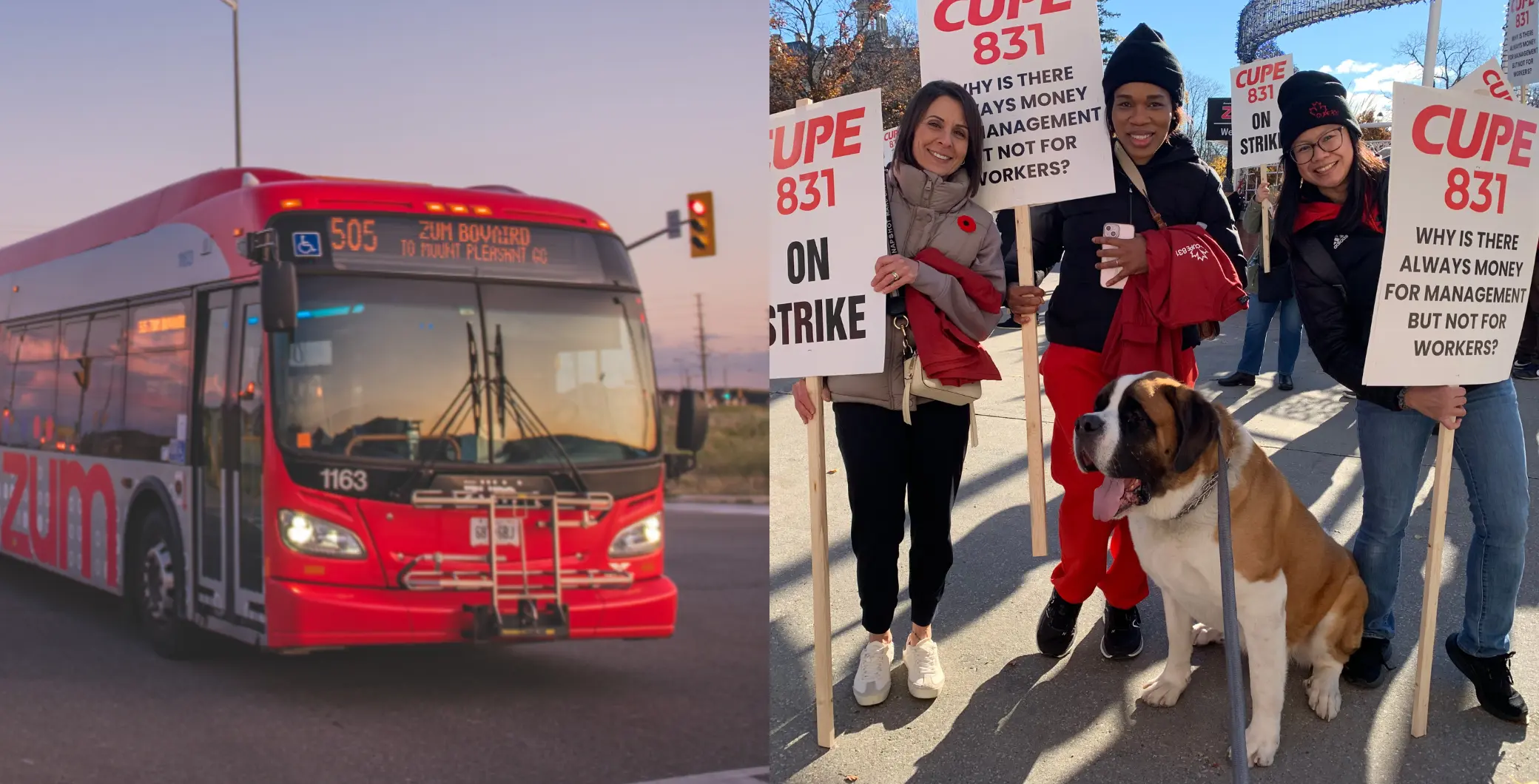 Brampton transit ‘significantly impacted’ by labour strike; 1,200 city workers walk off the job