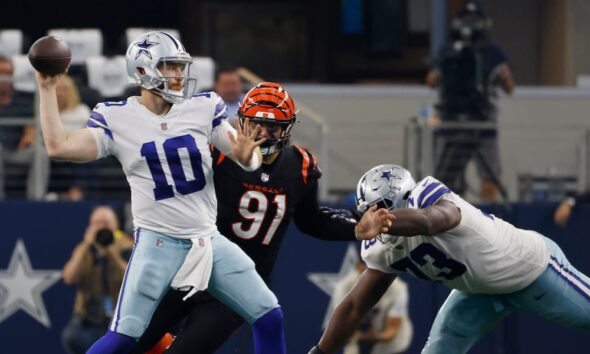 Cooper Rush subbing for injured Cowboys QB Dak Prescott isn't new, but bouncing back from a loss is