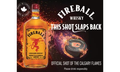 FIREBALL CINNAMON WHISKY BECOMES THE OFFICIAL SHOT OF THE CALGARY FLAMES