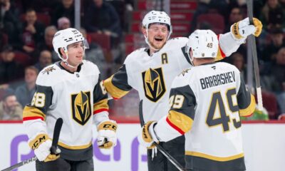 Golden Knights score 5 in 2nd, ease past Canadiens