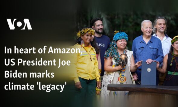 In heart of Amazon, US President Joe Biden marks climate 'legacy'