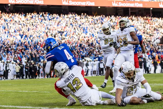 Kansas Overpowers No. 16 Colorado, 37-21, on Senior Day