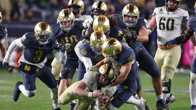 Notre Dame hands Army football first 2024 setback