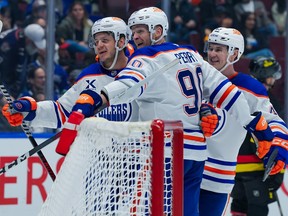 Oilers win in Vancouver