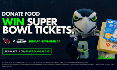 Seattle Seahawks to Host Food Drive at November 24 Game to Benefit Home Team Harvest Campaign