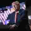 Former President Donald Trump speaks during a rally in Richmond, Virginia, on March 2.