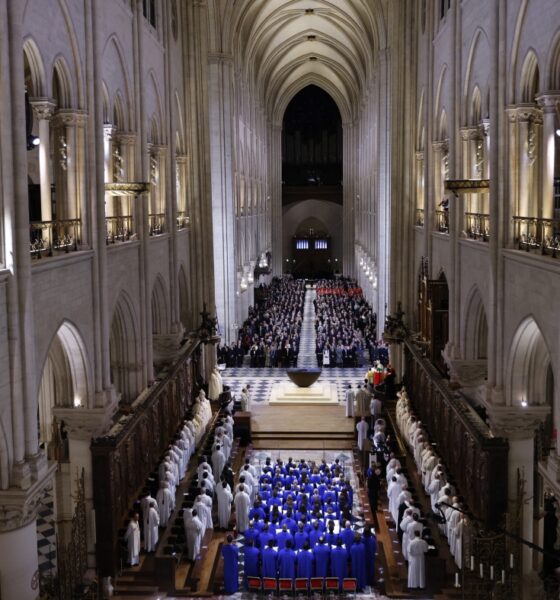 Notre Dame reopens 5 years after devastating fire : The Picture Show : NPR