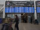 Terminal 1 international arrivals at Toronto Pearson International Airport.