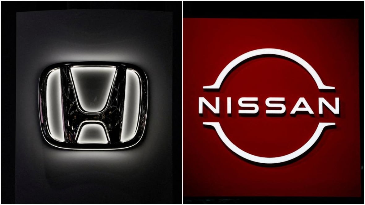 Logos for Honda and Nissan are shown in a composite photo.