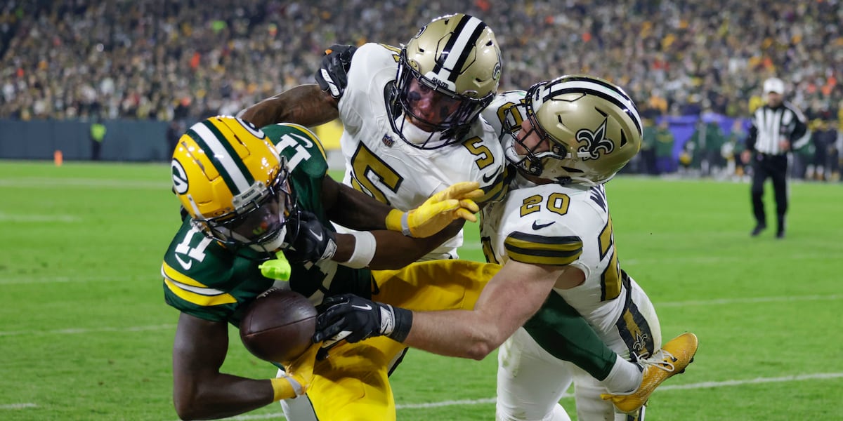 Packers clinch playoff berth with 1st shutout in NFL this season, 34-0 over Saints