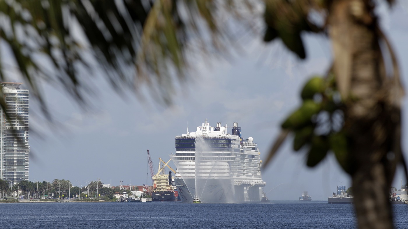 Search ends for a man overboard from a Norwegian Cruise Line ship : NPR