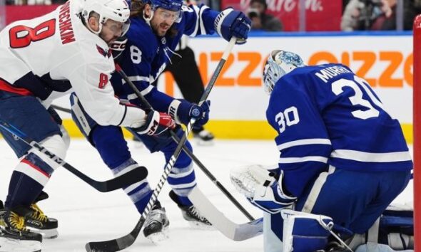 Caps clip Leafs 5-2, Ovechkin scores in return