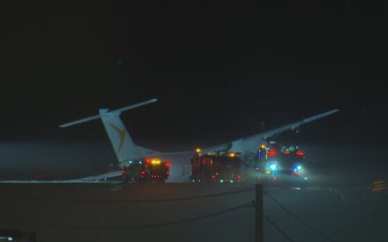 Passengers say plane filled with smoke after fiery landing in Halifax