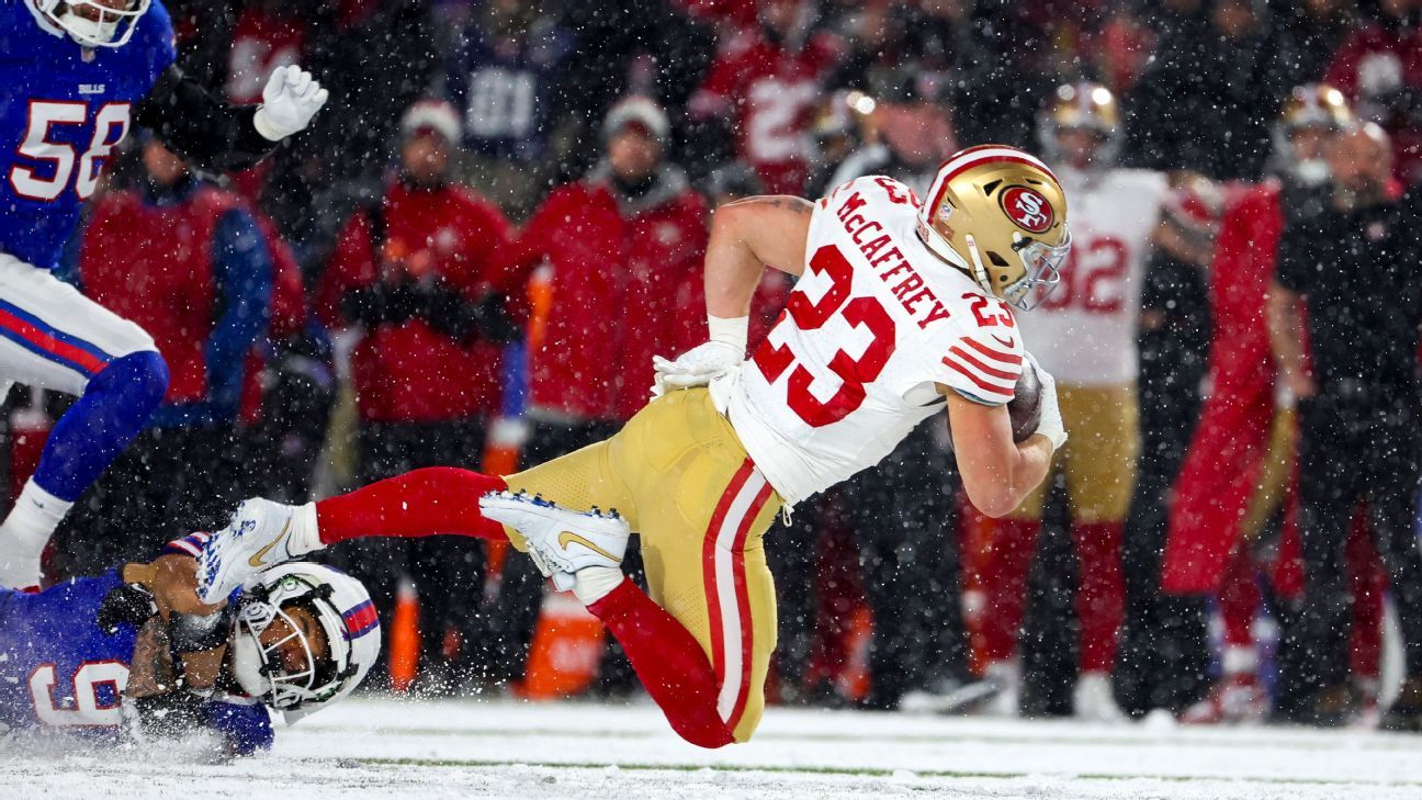 49ers RB Christian McCaffrey injures PCL in loss to Bills