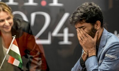 At 18, India's Gukesh Dommaraju becomes the youngest world chess champion ever : NPR