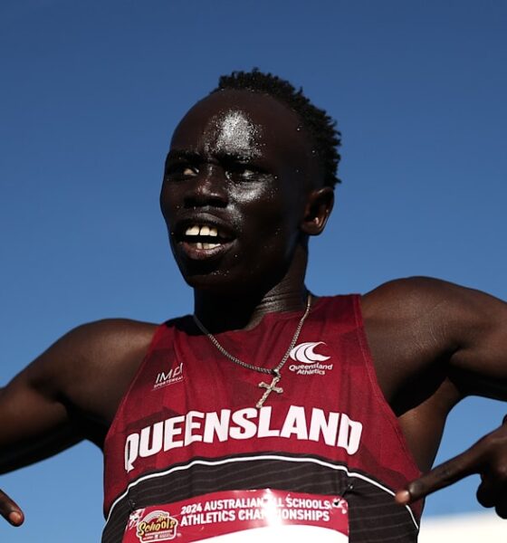 Aussie teen sprinting sensation Gout Gout breaks national 200m record that stood more than half a century