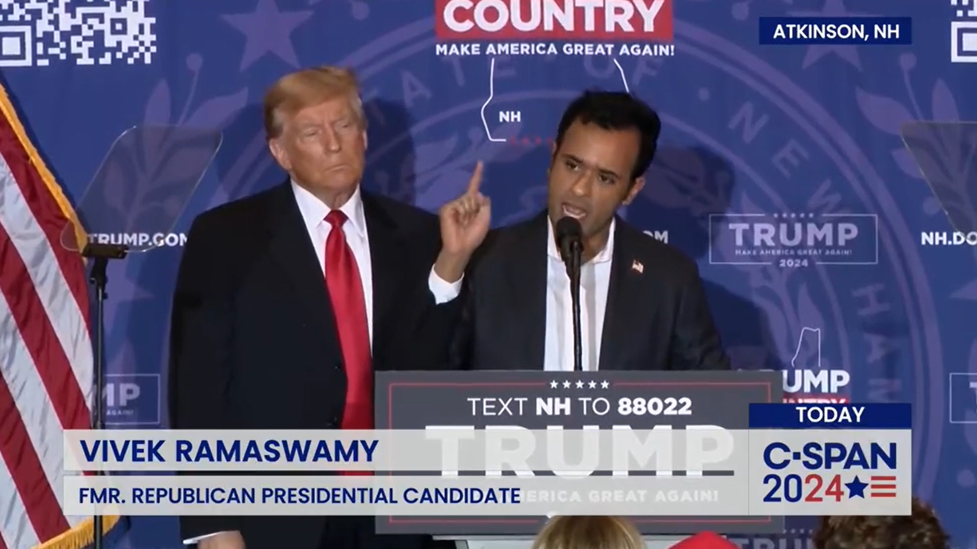 Vivek Ramaswamy pump and dump Donald Trump