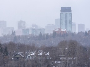 Edmonton weather snowfall