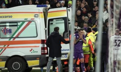 Fiorentina midfielder Edoardo Bove collapses on field, Serie A match against Inter abandoned