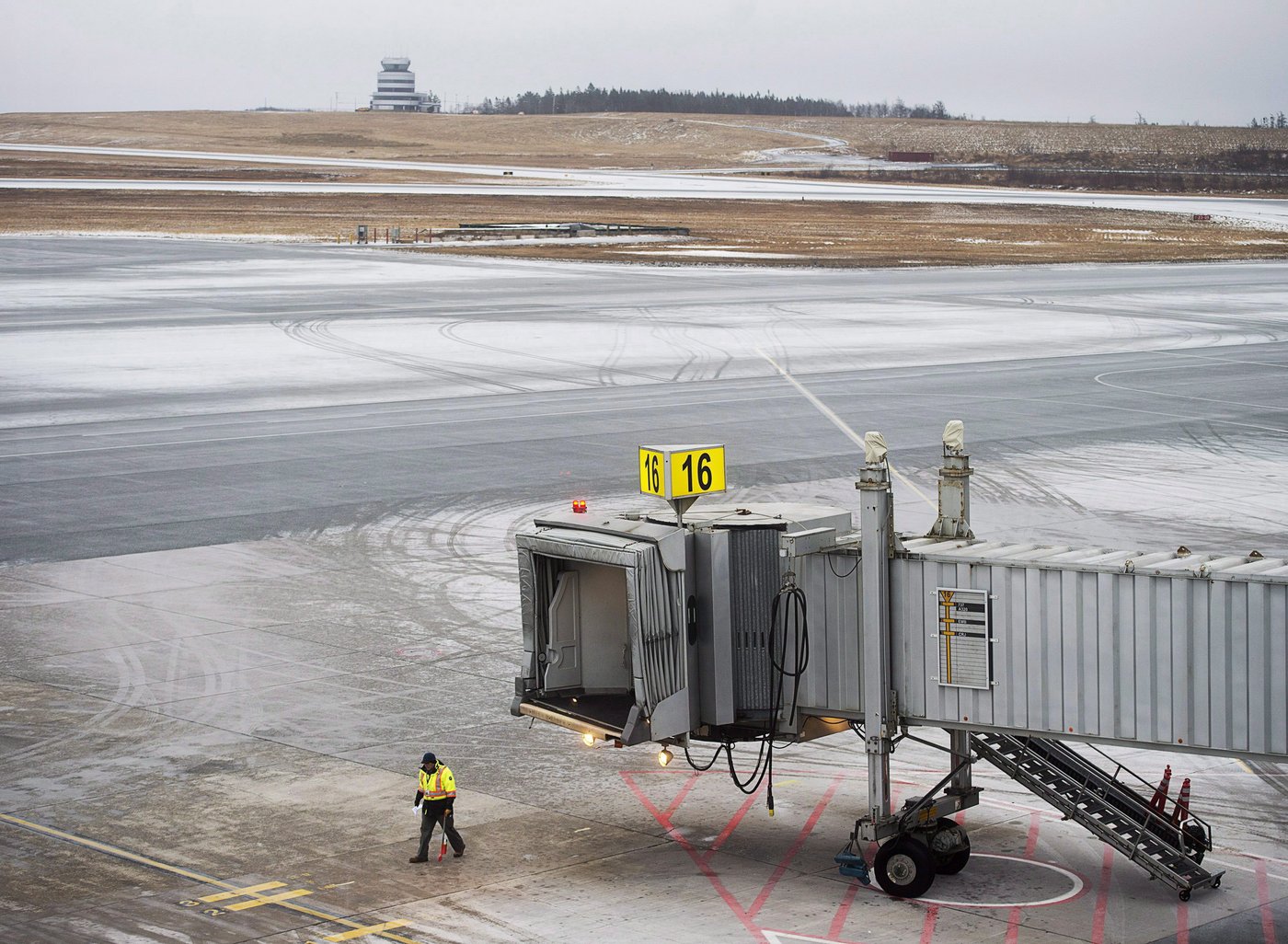 Flights temporarily suspended at Halifax airport after airplane landing incident