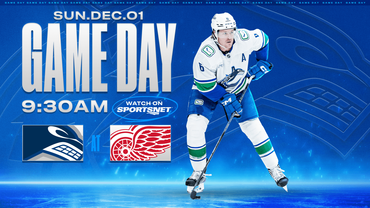 Game Notes: Canucks at Red Wings