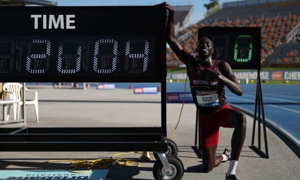 Gout Gout: 16-year-old rising sprint star breaks Australia’s nearly six-decade-old 200m record