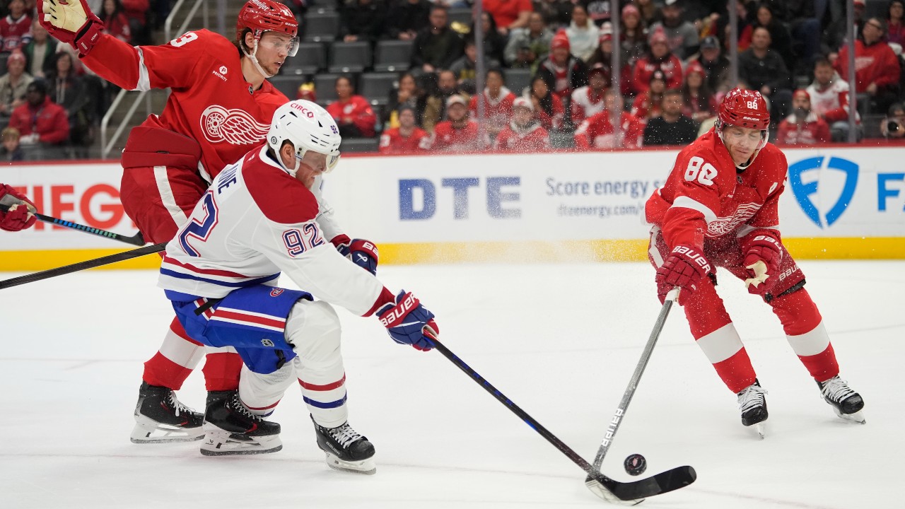 Laine's power-play goal lifts Canadiens past Red Wings