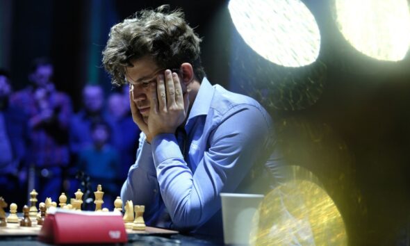 Chess player Magnus Carlsen is seen in this file photo (Misha Friedman/Getty Images via CNN Newsource)