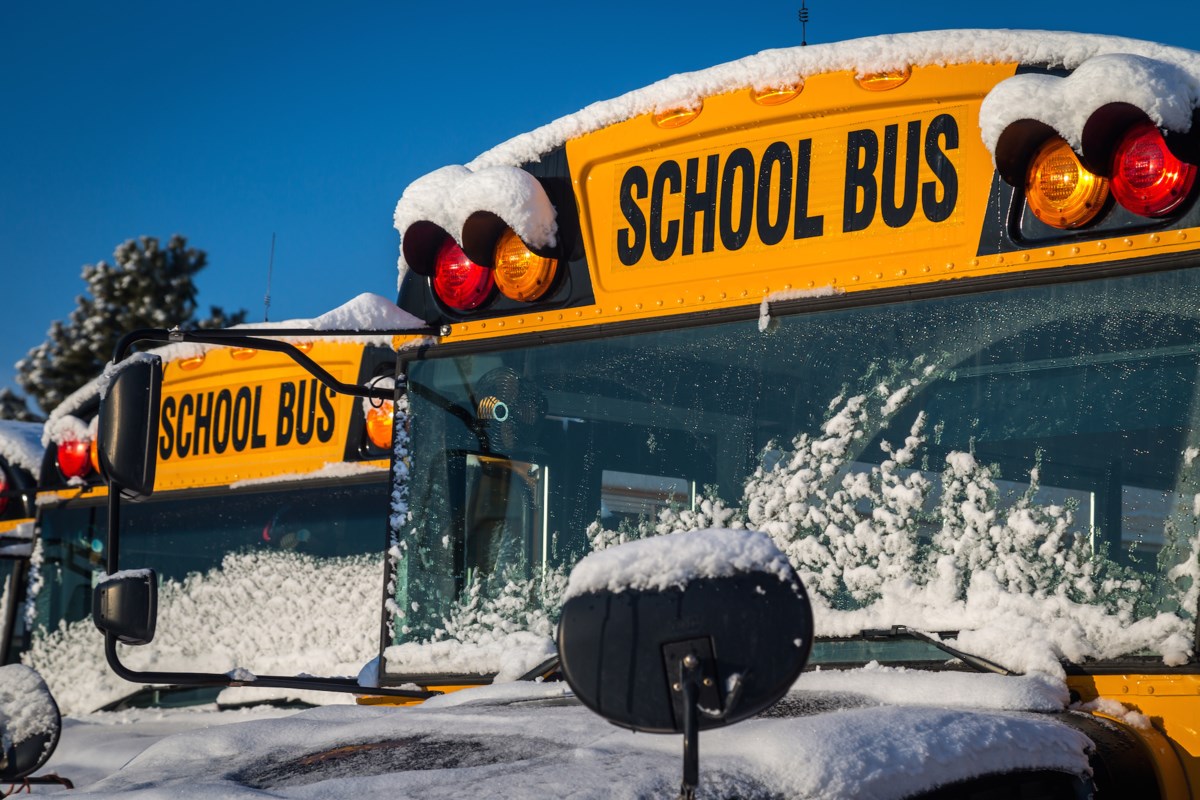 Poor road conditions cancel school buses for the Sault and Central Algoma areas