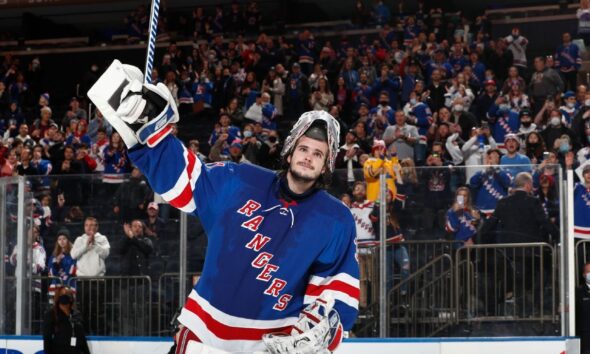 Rangers make Igor Shesterkin highest-paid goalie in NHL history