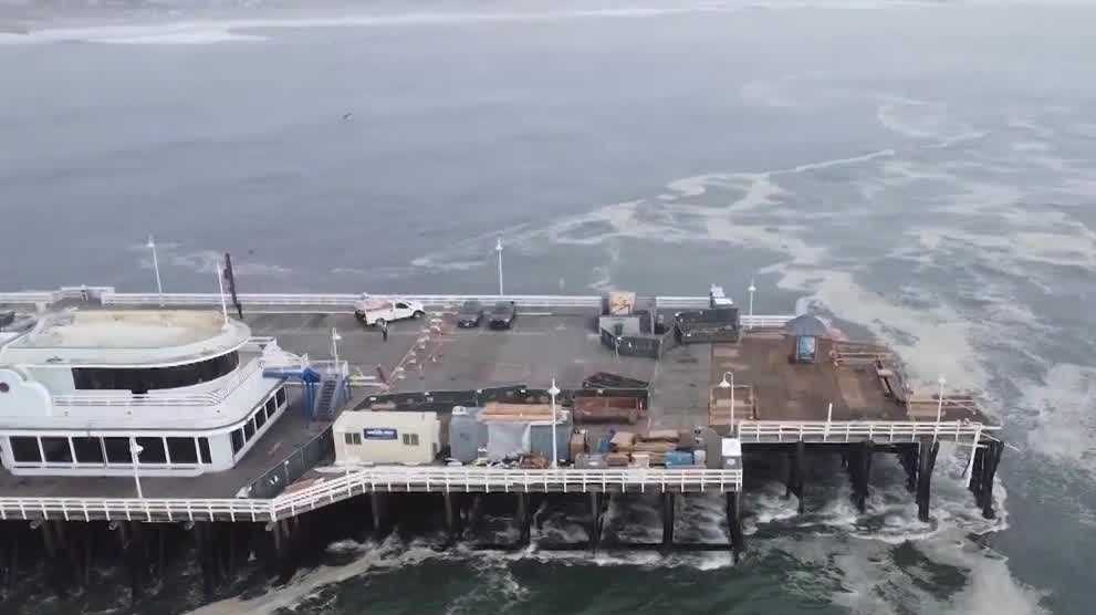 Santa Cruz Wharf to remain closed indefinitely after partial collapse