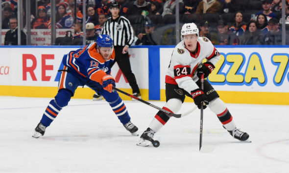 Senators fall to Oilers 3-1