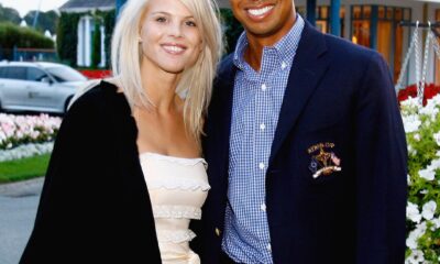 Tiger Woods Hugs Ex-Wife Elin Nordegren at Son Charlie's Golf Event