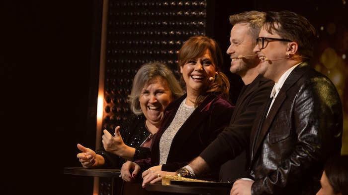 Marthe Desjardins, Patricia Paquin, Louis Morissette et Alexandre Aussant (Mona de Grenoble).