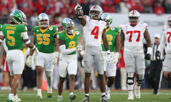 Ohio State defeats Oregon in 2025 Rose Bowl, advances to College Football Playoff semifinals