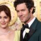 Adam Brody and Leighton Meester Hit the Golden Globes 2025 Red Carpet