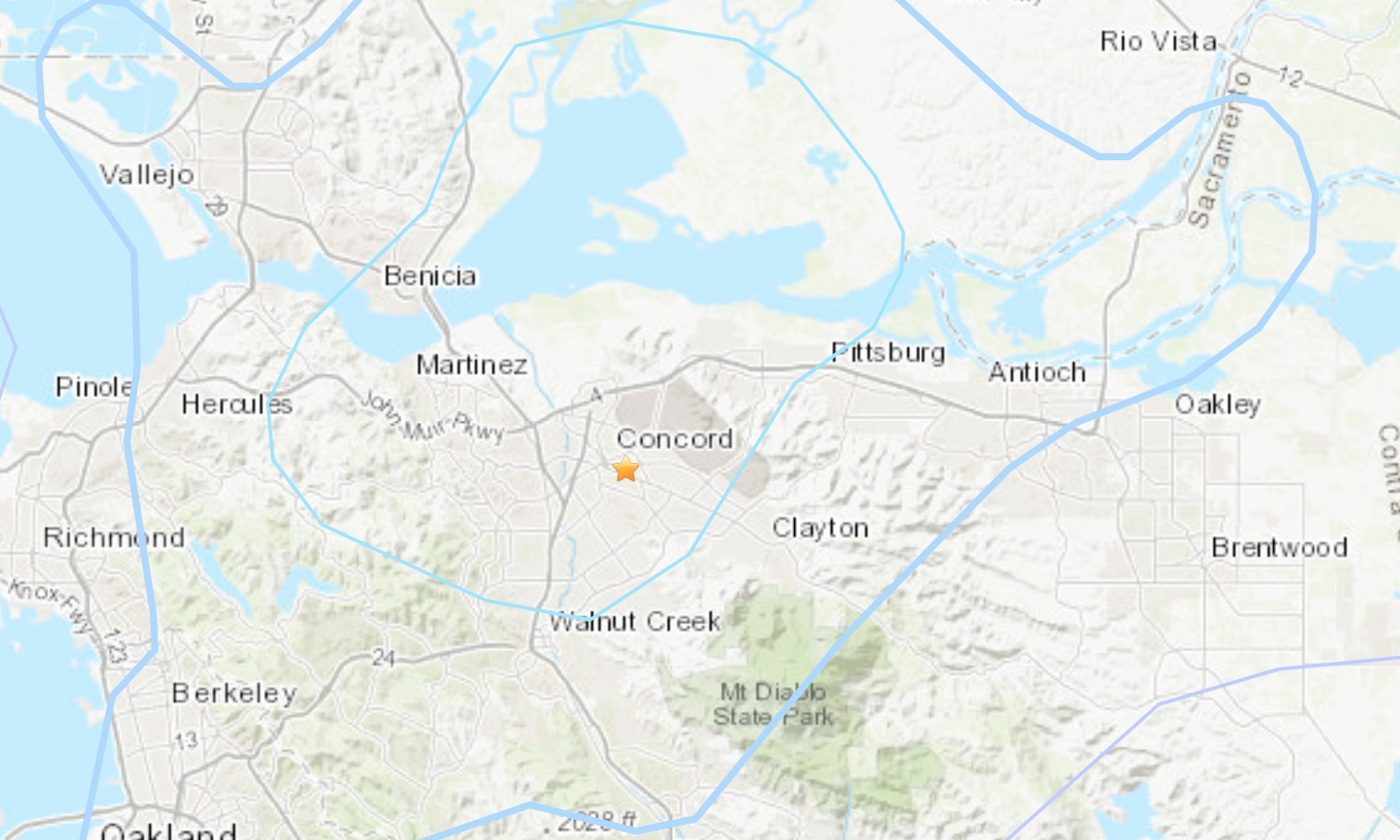 Sunday's earthquake downgraded to 3.5 magnitude