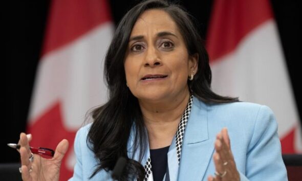 Transport Minister Anita Anand won’t make bid for Liberal leadership or re-election - National