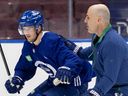 Canucks head coach Rick Tocchet pushed  Elias Pettersson to take better practice habits into games. 