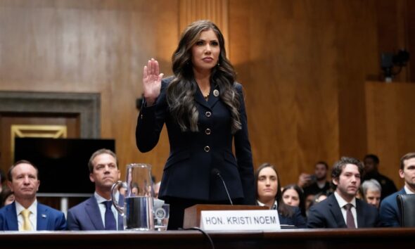 Key moments from Kristi Noem’s hearing for Homeland Security chief