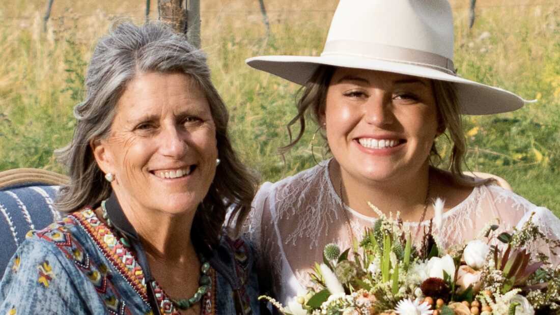 Virginia Squier (left) and her daughter, Chambers.