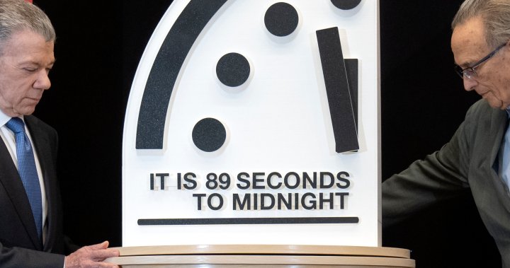 ‘Doomsday Clock’ hits 89 seconds to midnight, the closest it’s ever been - National